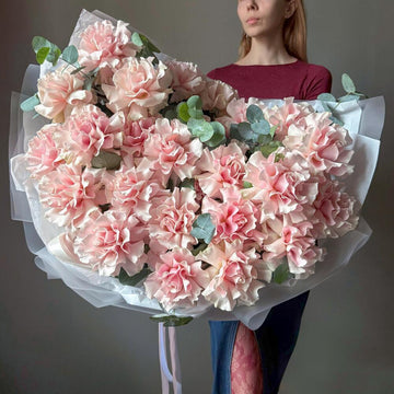 Pink rose bouquet for get well flowers delivered in Los Angeles